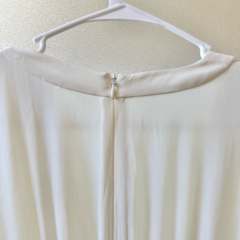 ALEXIS Lilla Kaftan Crepe Maxi Dress White Sz S - Picture 6 of 9